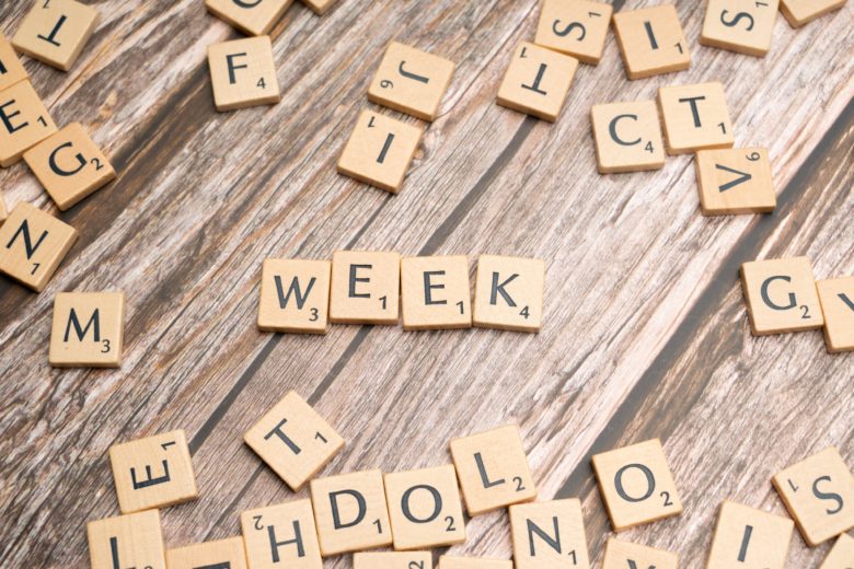 英字　week
